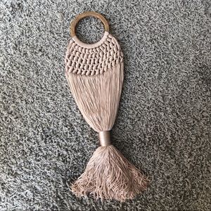 ‎CULT GAIA‎
Angelou Mini Woven Tasseled Clutch